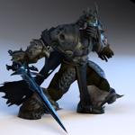 Warcraft Lichking Animated and Rigged