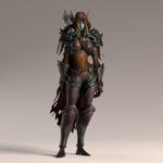 Warcraft Sylvanas Windrunner Animated and Rigged