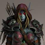 Warcraft Sylvanas Windrunner Animated and Rigged