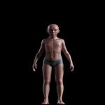 Realistic Human Basemesh - Free Sample Preview - all models