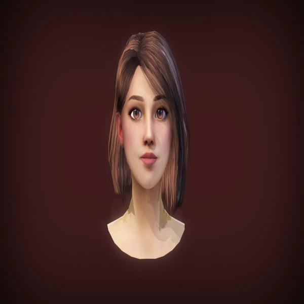 Realtime Female Bob Hairstyle - Game Ready