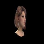 Realtime Female Bob Hairstyle - Game Ready