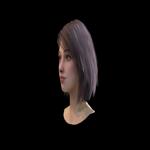 Realtime Female Bob Hairstyle - Game Ready