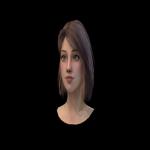 Realtime Female Bob Hairstyle - Game Ready
