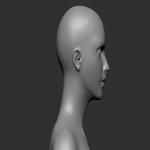 female head 3d model