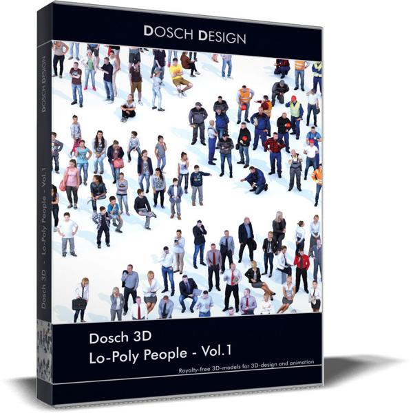 Dosch 3D Lo-Poly People Vol1 Sample