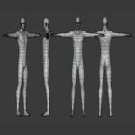 Realistic Male Body Basemesh