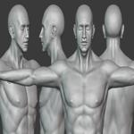 Realistic Male Body Basemesh