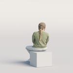 Humano Casual woman sitting and talking 0218