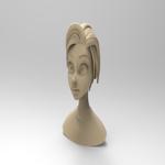 Stylized Female Bust