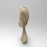 Stylized Female Bust