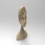 Stylized Female Bust