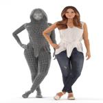 Sophia 003 Animated Idling Casual Woman