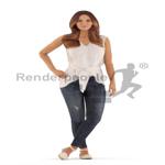 Sophia 003 Animated Idling Casual Woman