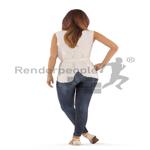 Sophia 003 Animated Idling Casual Woman