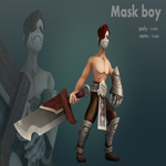 Mask boy