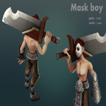 Mask boy